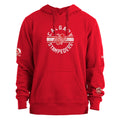 Calgary Stampeders CFL New Era Men Red Turf Traditions Pullover Hoodie product image 1, provided for visual reference and