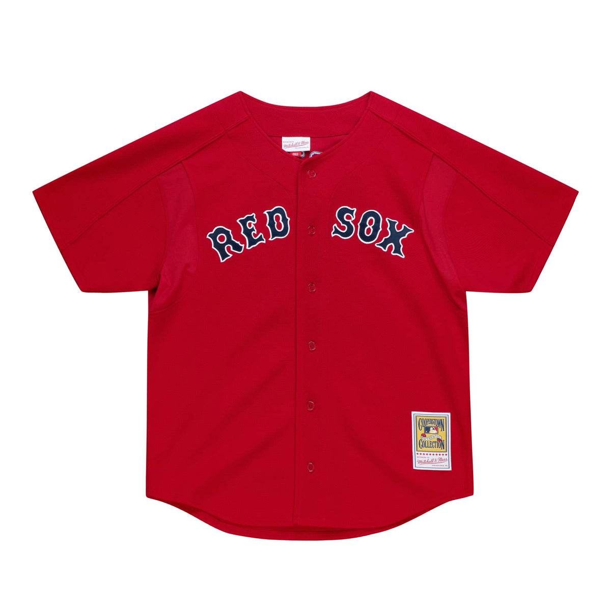 David Ortiz Boston Red Sox MLB Mitchell & Ness Men Red 2004 Authentic BP Jersey product image 2, provided for visual
