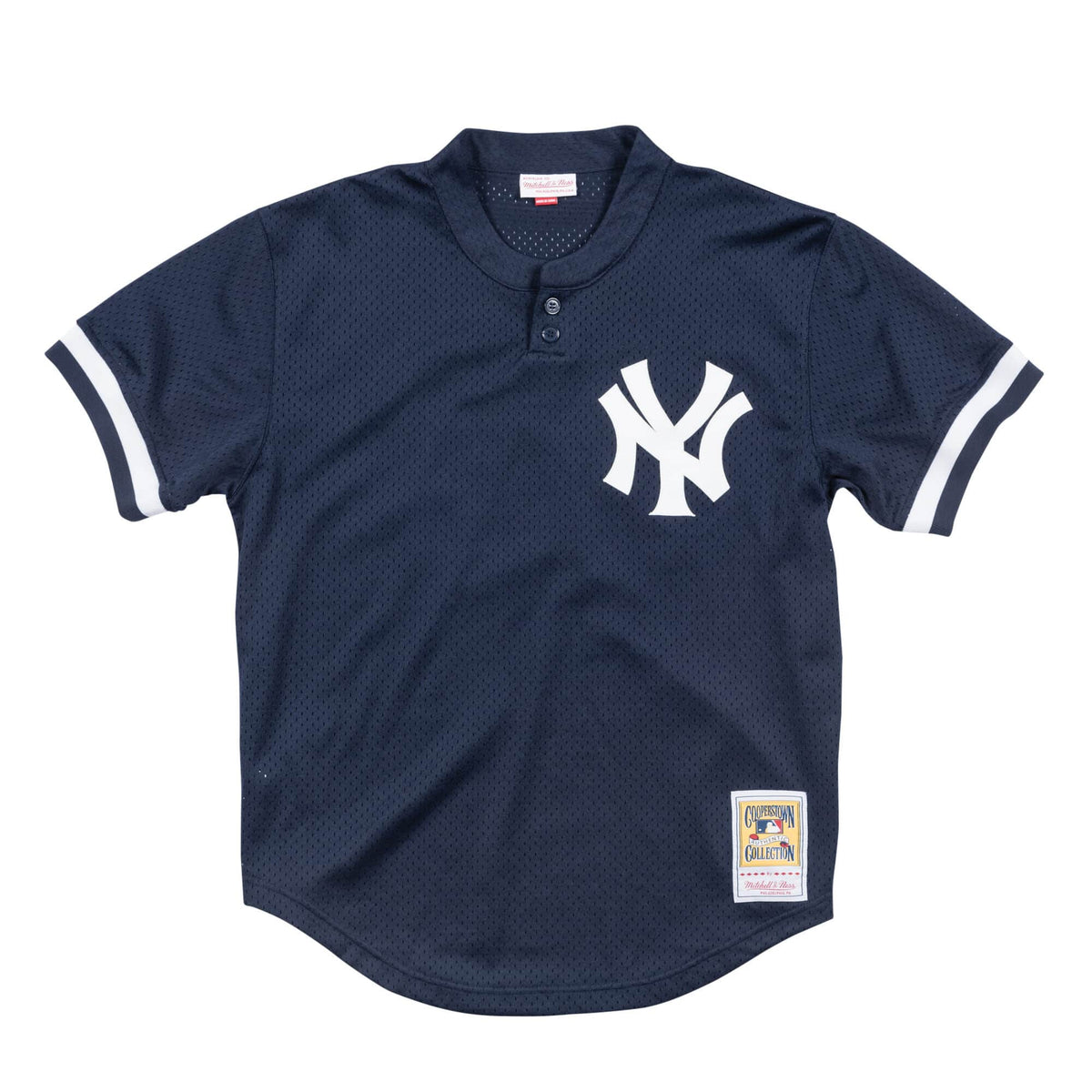 Derek Jeter New York Yankees MLB Mitchell & Ness Men Navy 1995 Authentic BP Jersey product image 2, provided for visual