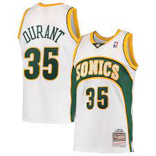 Seattle Supersonics Kevin Durant White 2007-08 Hardwood product image 1