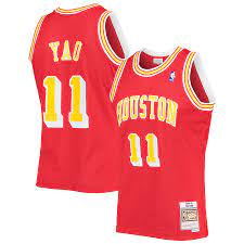 Houston Rockets Yao Ming 2004-05 Mitchell & Ness Red product image 1