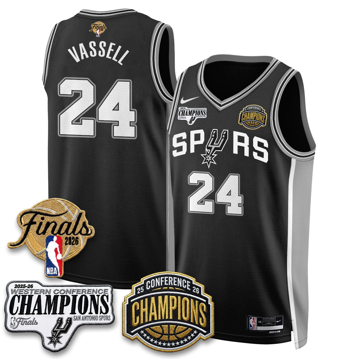 SAS 2026 NBA Western Conference Champions Vapor Jersey product image 12