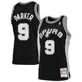 San Antonio Spurs Tony Parker 2001-02 Mitchell & Ness Black product image 1