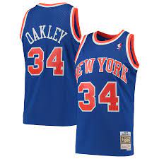 New York Knicks Charles Oakley 1991-92 Mitchell & Ness Blue product image 1