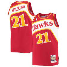 Atlanta Hawks Dominique Wilkins Red 1986-87 Hardwood product image 1