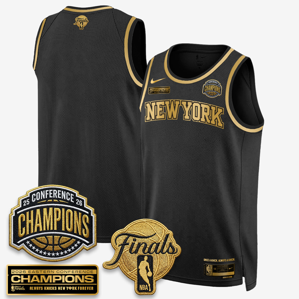 NYK 2026 NBA Eastern Conference Champions Black Gold product image 18