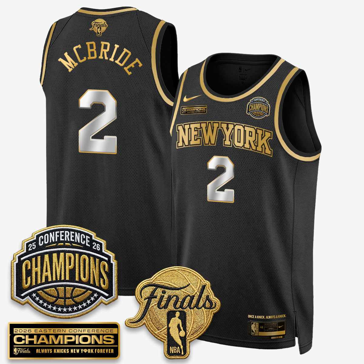 NYK 2026 NBA Eastern Conference Champions Black Gold product image 14