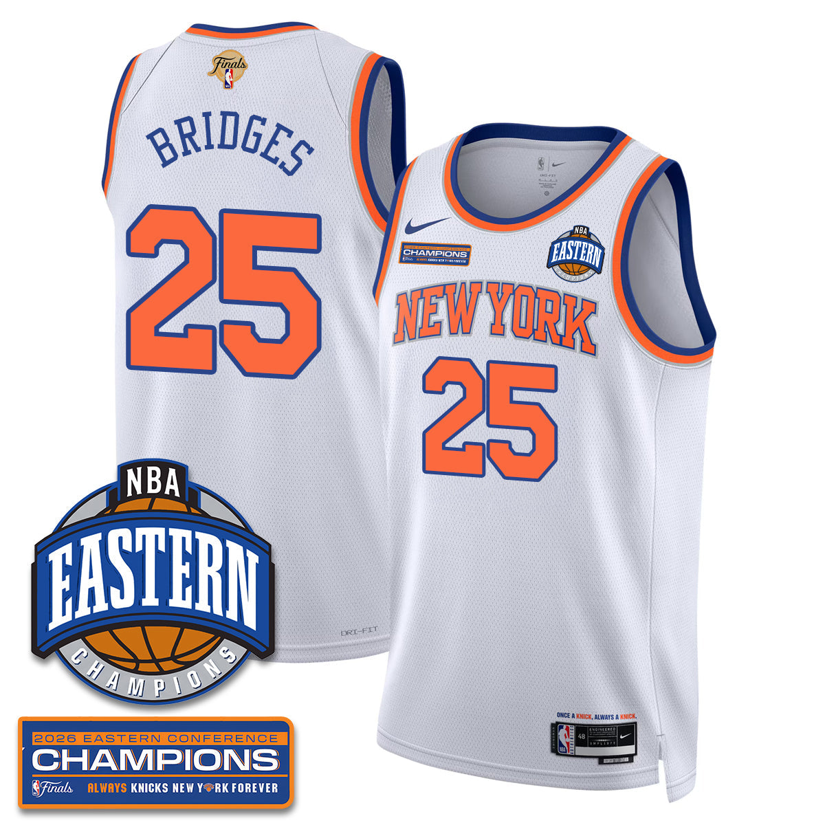 NYK 2026 NBA Eastern Conference Champions City Jersey product image 7