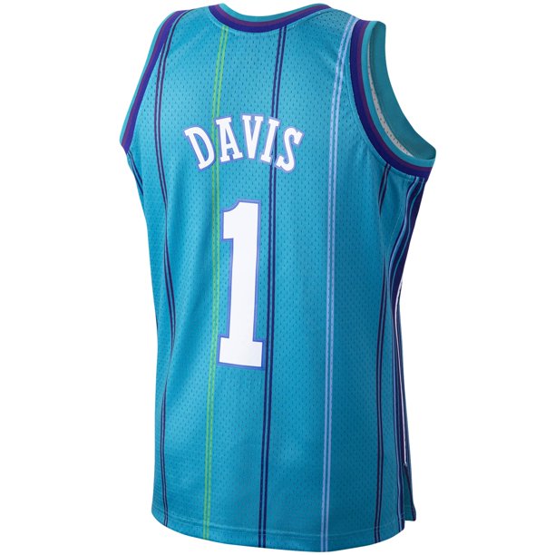 Men’s Baron Davis Charlotte Hornets Teal 1999-2000 Swingman product image 3