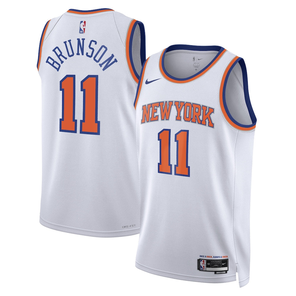 New York Knicks Association Edition Swingman Jersey White product image 1