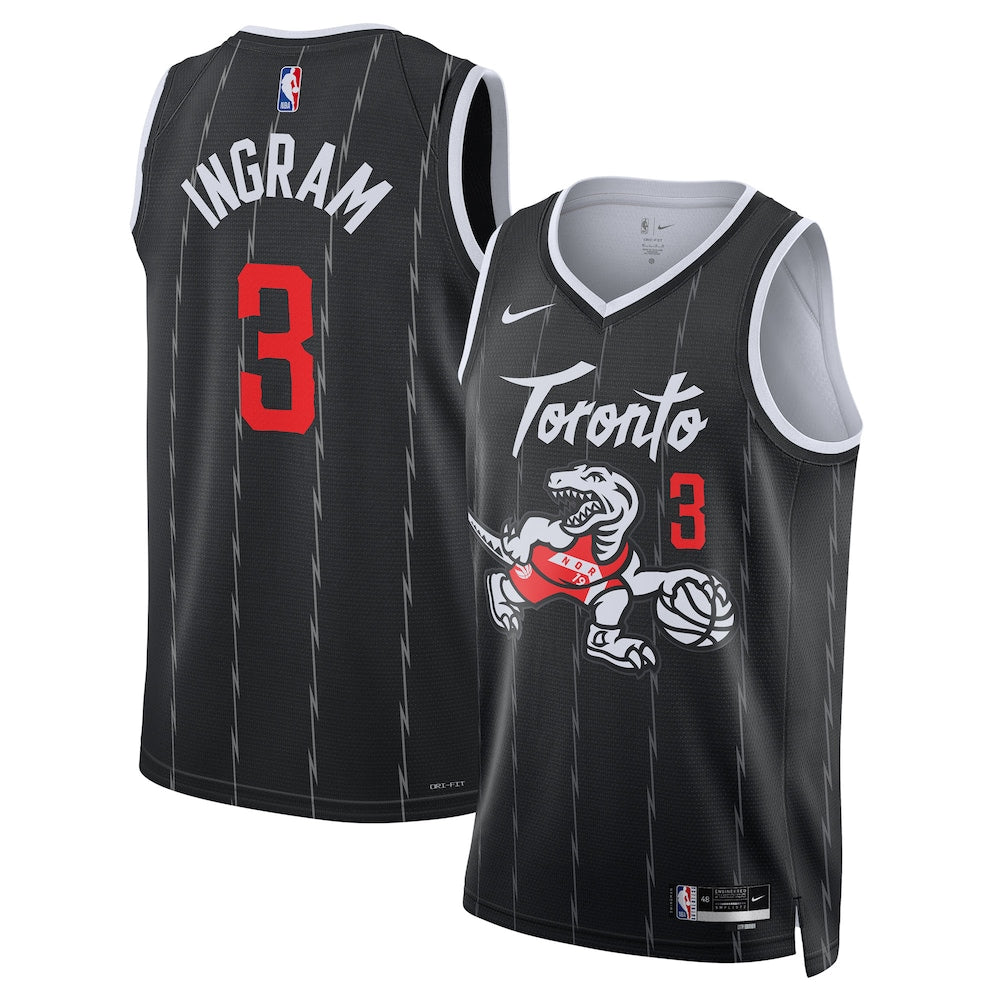 Toronto Raptors 202526 City Edition Swingman Jersey Black product image 1