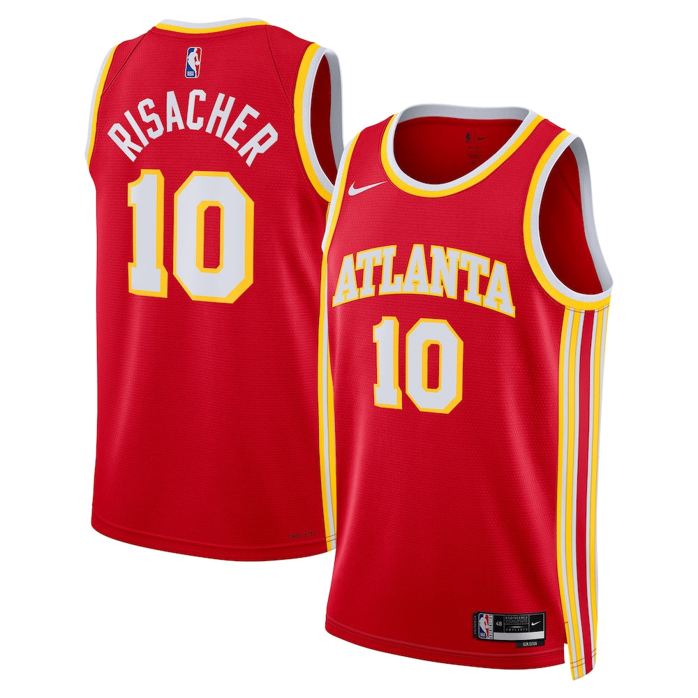Atlanta Hawks Icon Swingman Jersey Red Zaccharie Risacher product image 1