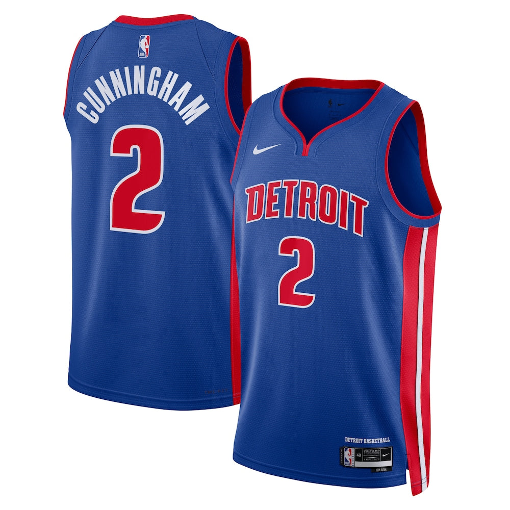Detroit Pistons Icon Edition Swingman Jersey Blue Cade product image 1