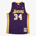 Los Angeles Lakers Swingman Jersey Shaquille Oneal 1999 00 product image 1