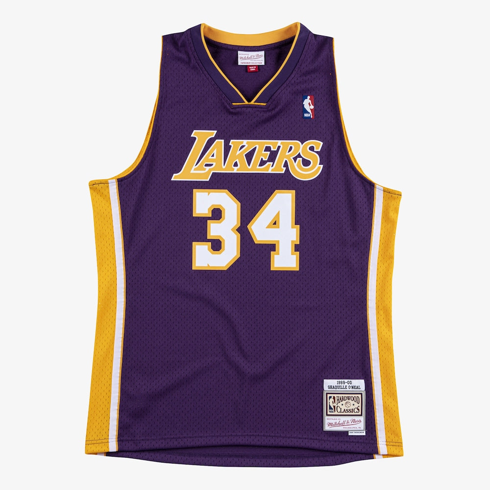Los Angeles Lakers Swingman Jersey Shaquille Oneal 1999 00 product image 1