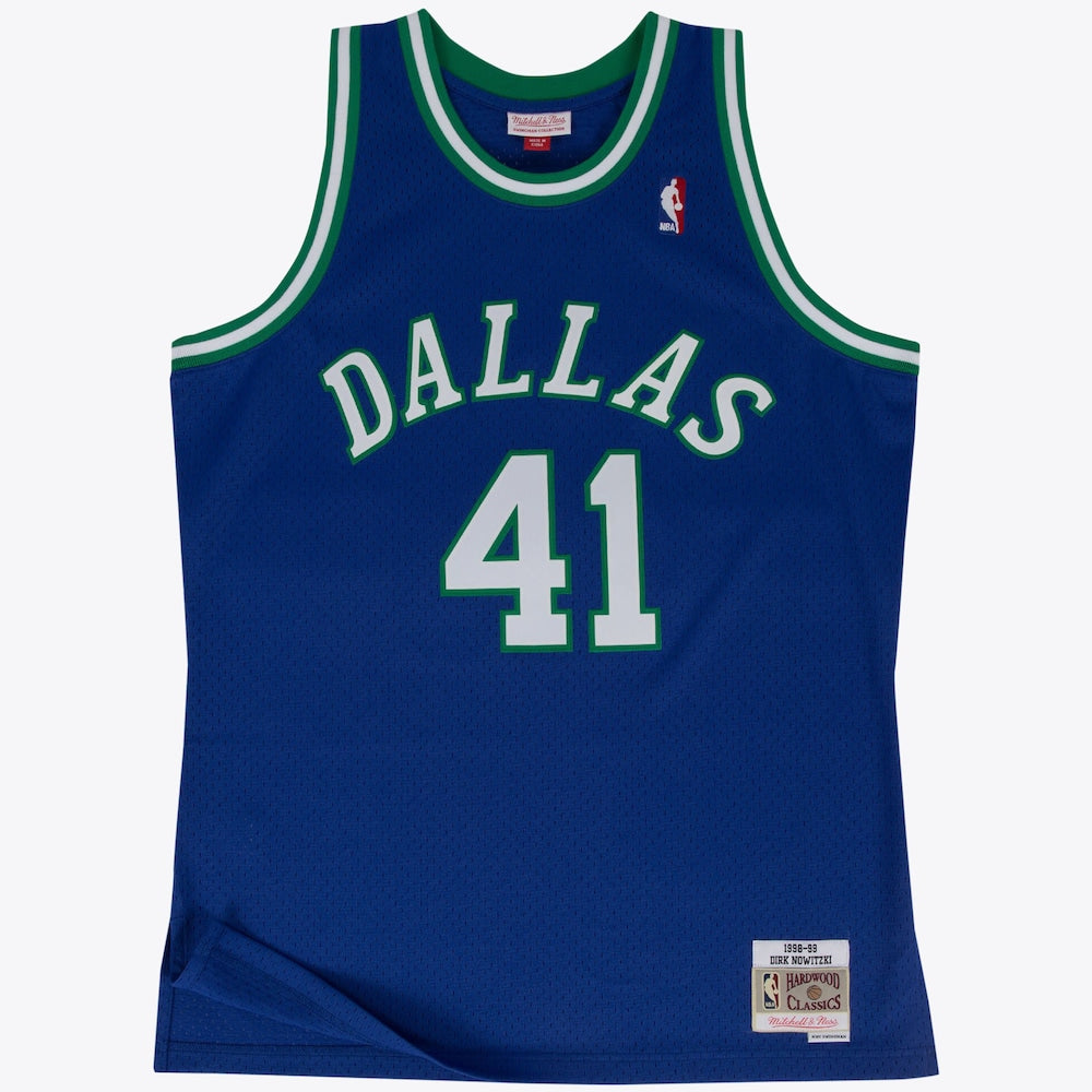Dallas Mavericks Swingman Jersey Road Dirk Nowitzki 1998 99 product image 1