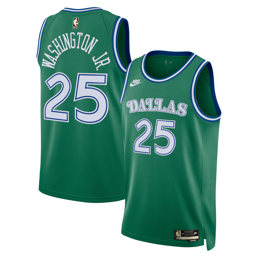 Dallas Mavericks Classic Edition Jersey Green Pj Washington product image 1