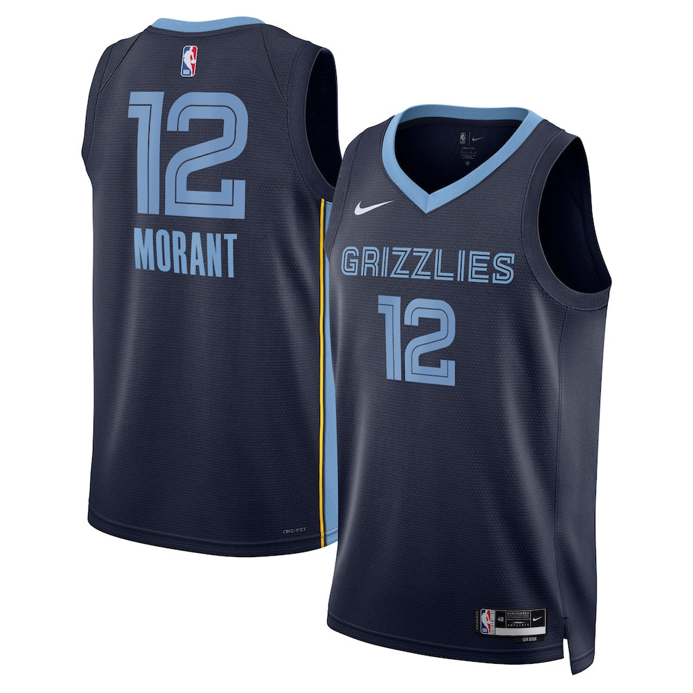 Memphis Grizzlies Icon Edition Swingman Jersey Navy Ja product image 1