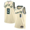 Milwaukee Bucks 202526 City Edition Swingman Jersey Cream product image 1