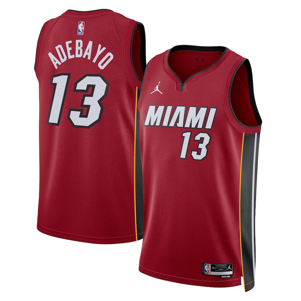 Miami Heat Jordan Statement Edition Swingman Jersey Red Bam product image 1