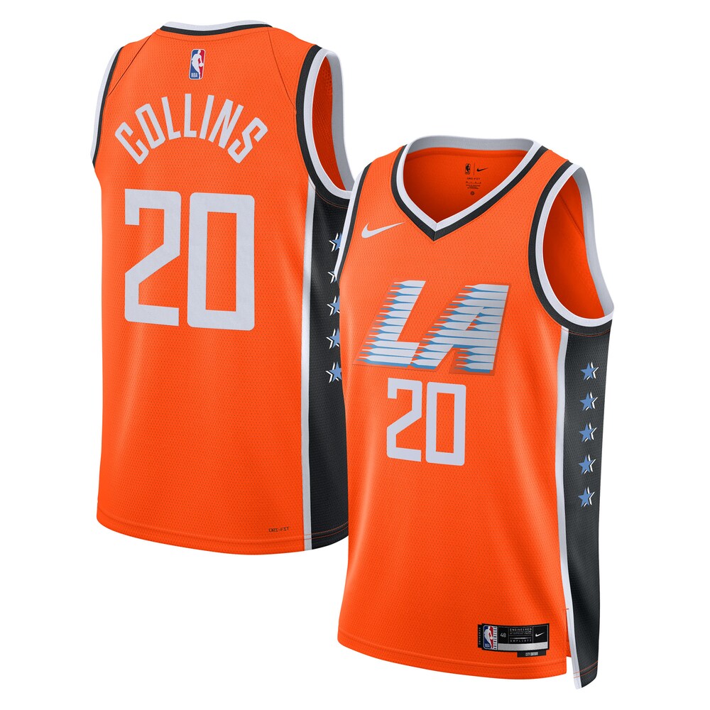 La Clippers 202526 City Edition Swingman Jersey Orange John product image 1
