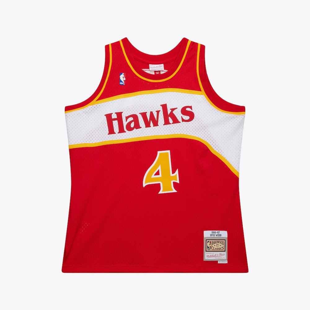 Atlanta Hawks Swingman Jersey Road Spud Webb 1986 87 product image 1