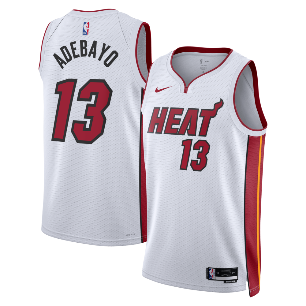 Miami Heat Association Edition Swingman Jersey White Bam product image 1
