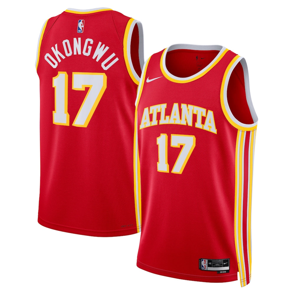 Atlanta Hawks Icon Edition Swingman Jersey Red Onyeka product image 1