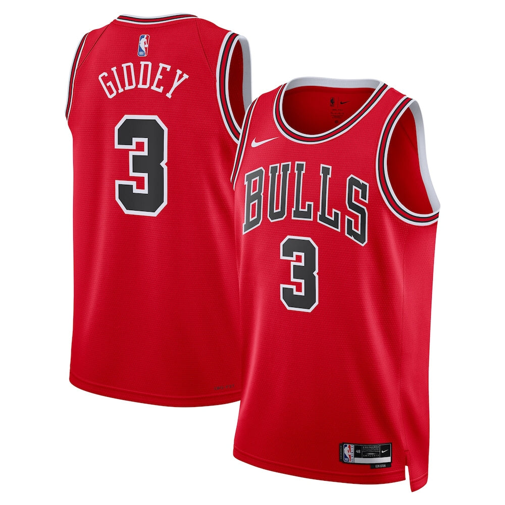 Chicago Bulls Icon Swingman Jersey Giddey 3 Unisex product image 1