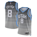 Utah Jazz 202526 City Edition Swingman Jersey Gray Isaiah product image 1