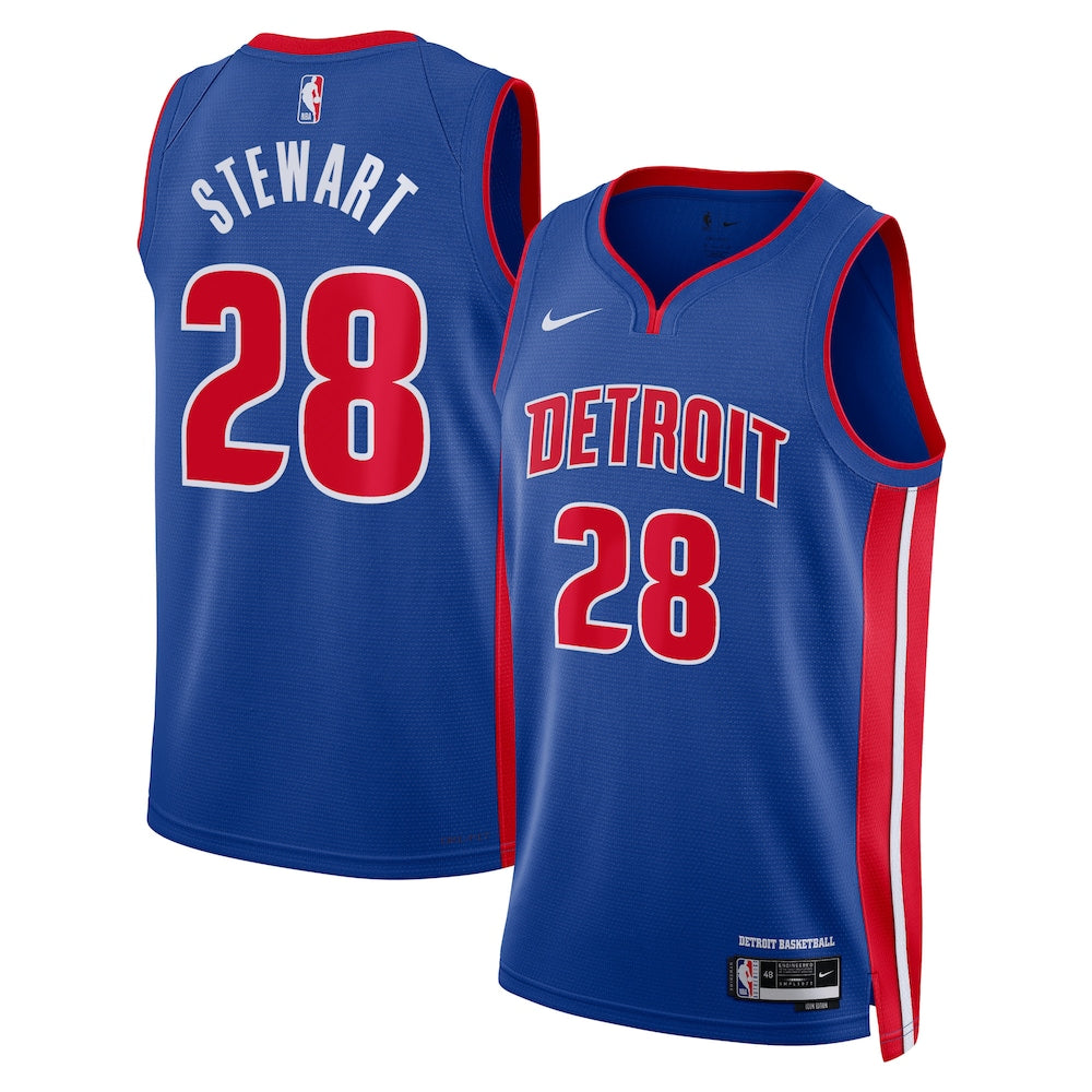 Detroit Pistons Icon Edition Swingman Jersey Blue Isaiah product image 1