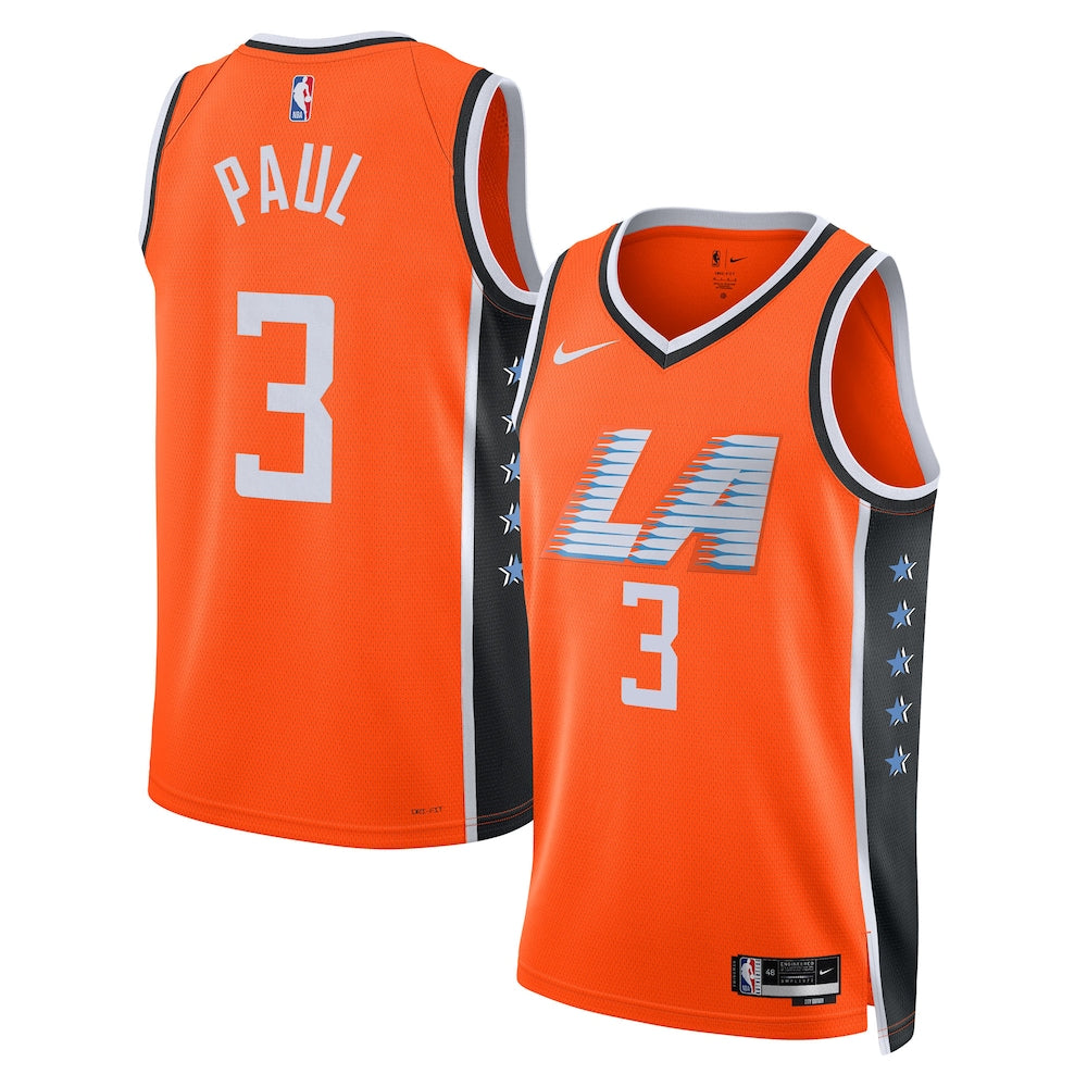 La Clippers 2025-26 City Edition Swingman Jersey Orange product image 1