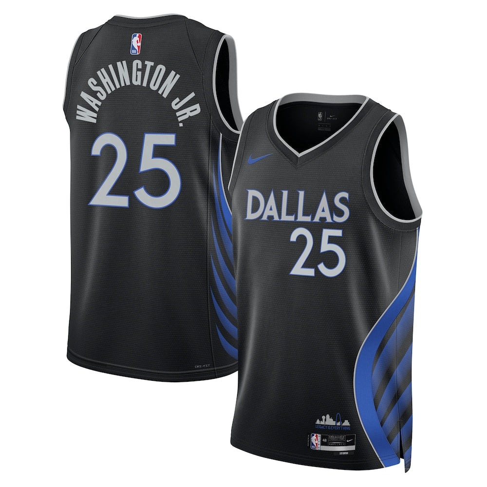 Dallas Mavericks 2025-26 City Edition Swingman Jersey Black product image 1