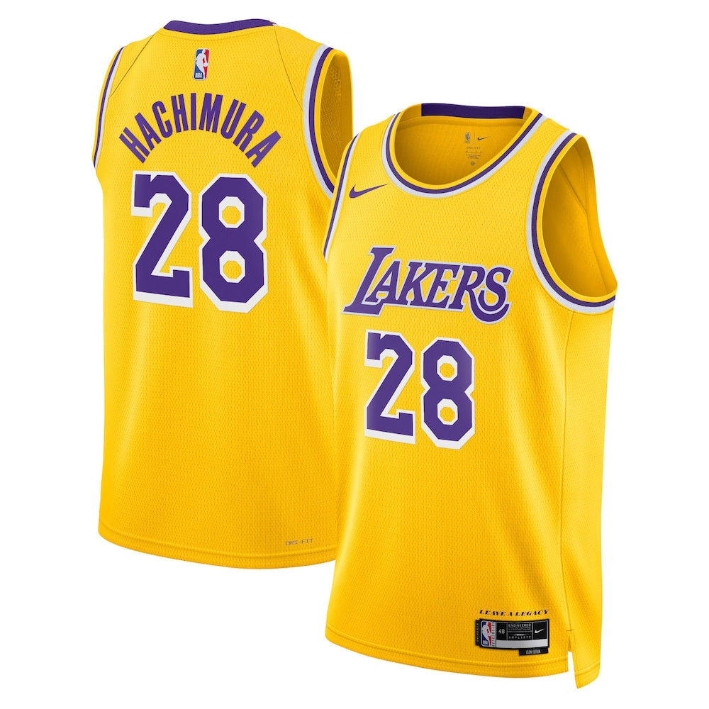 Los Angeles Lakers Icon Edition Swingman Jersey Gold Rui product image 1