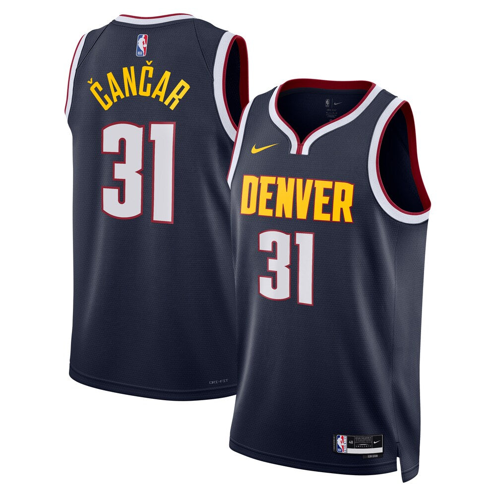 Denver Nuggets Icon Edition Swingman Jersey Navy Vlatko product image 1