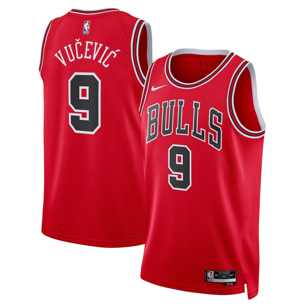 Chicago Bulls Icon Edition Swingman Jersey Red Nikola Vuevi product image 1