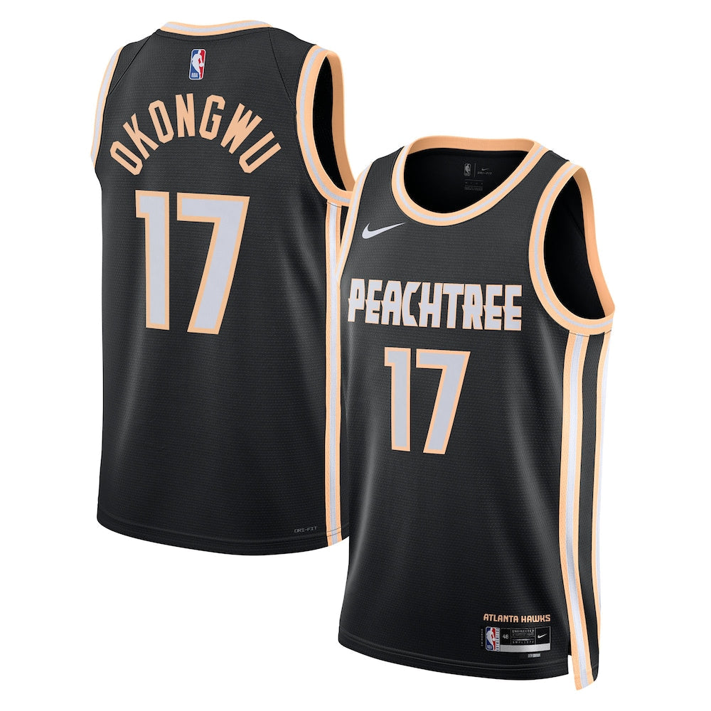 Atlanta Hawks 2025-26 City Edition Swingman Jersey Black product image 1