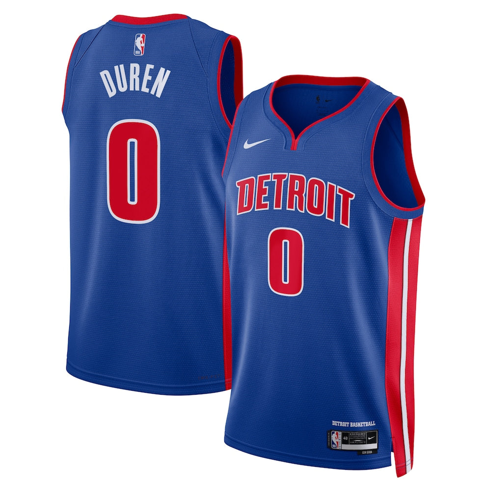 Detroit Pistons Icon Edition Swingman Jersey Blue Jalen product image 1