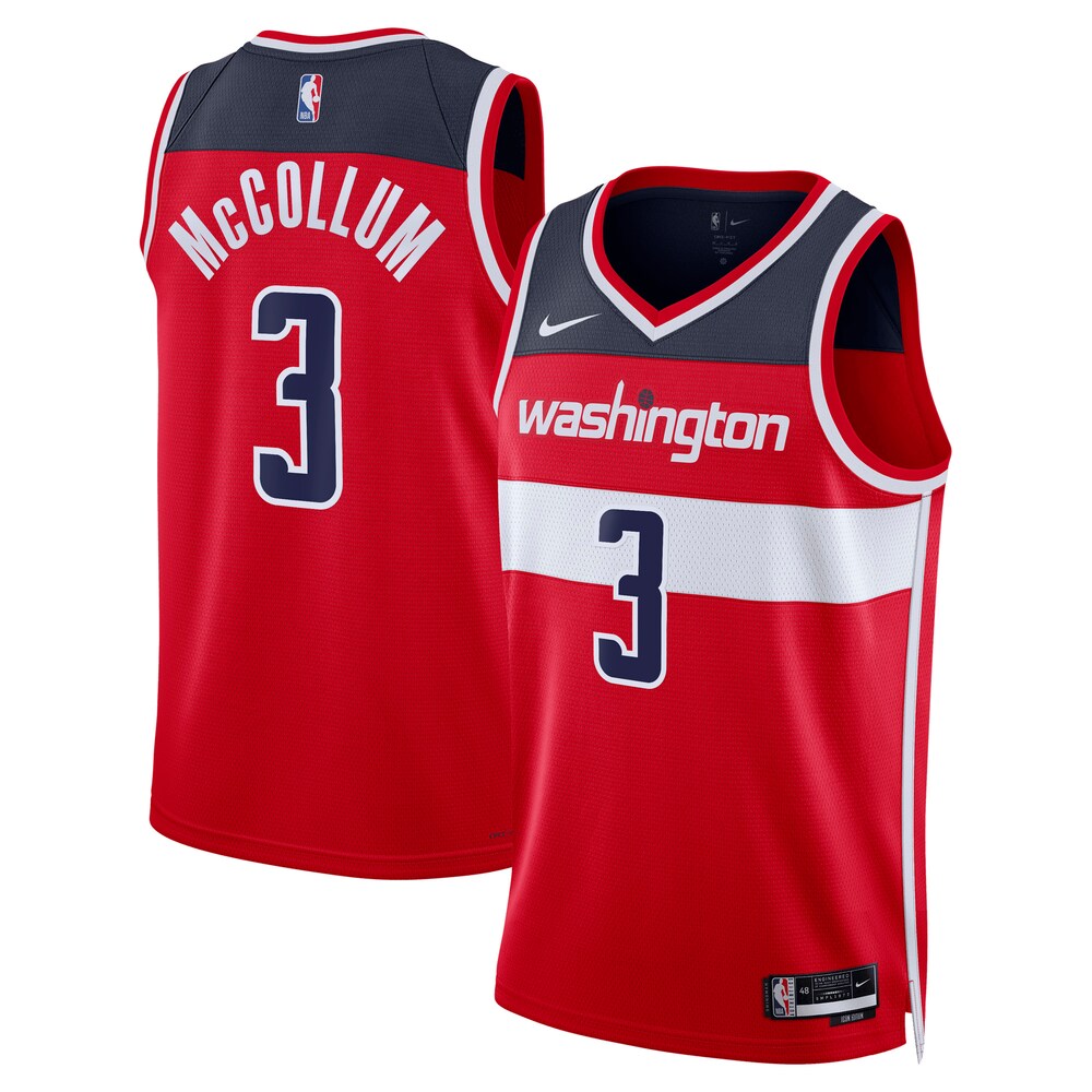 Washington Wizards Icon Edition Swingman Jersey Red Cj product image 1