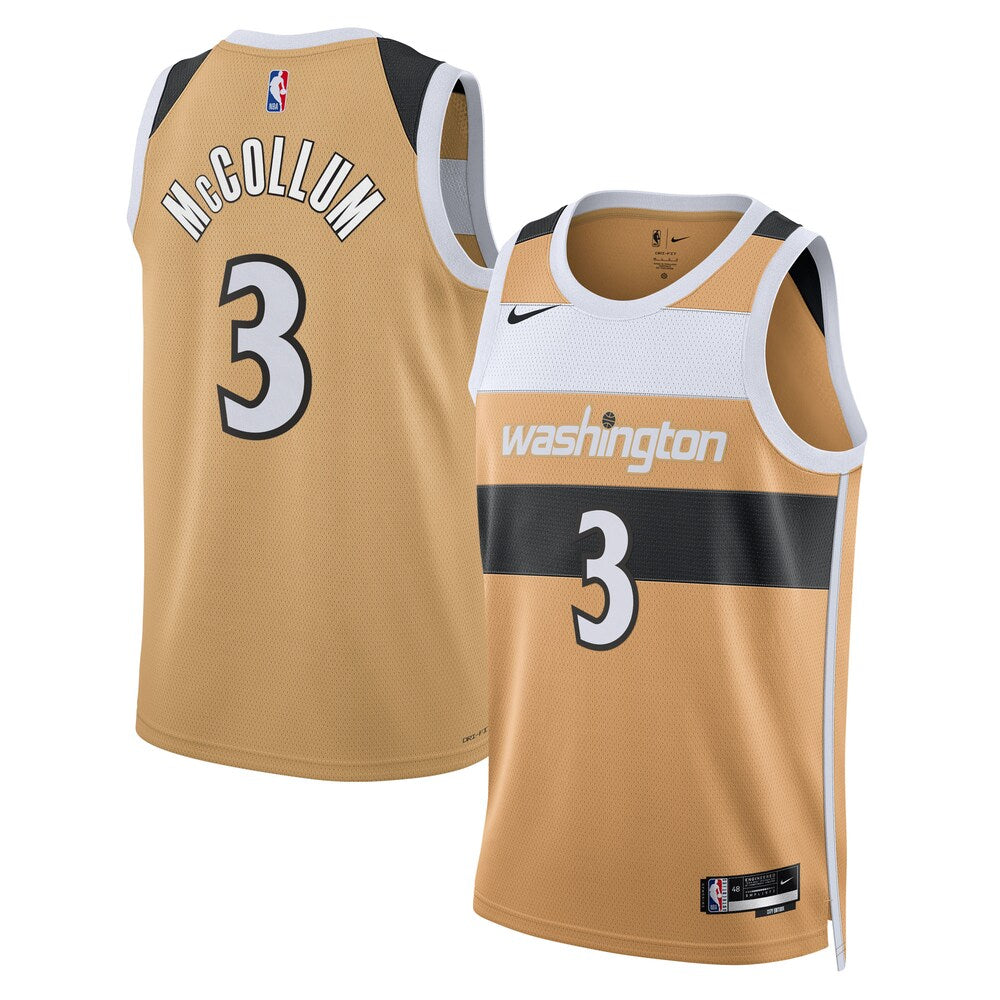 Washington Wizards 2025-26 City Edition Swingman Jersey Tan product image 1