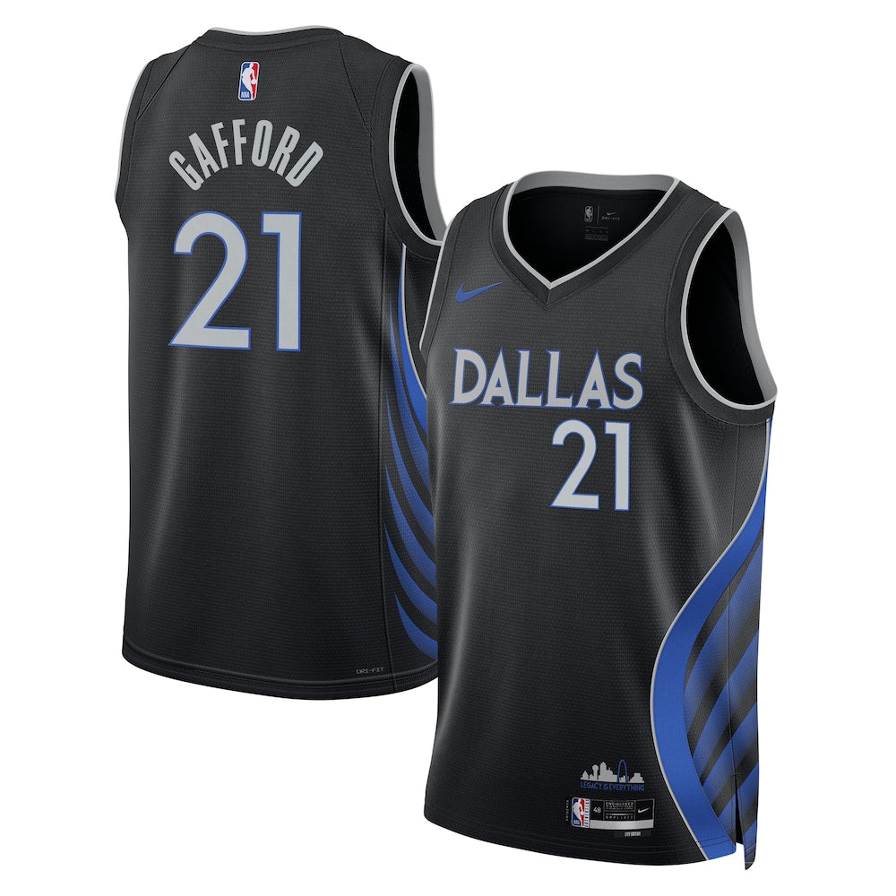 Dallas Mavericks 2025-26 City Edition Swingman Jersey Black product image 1