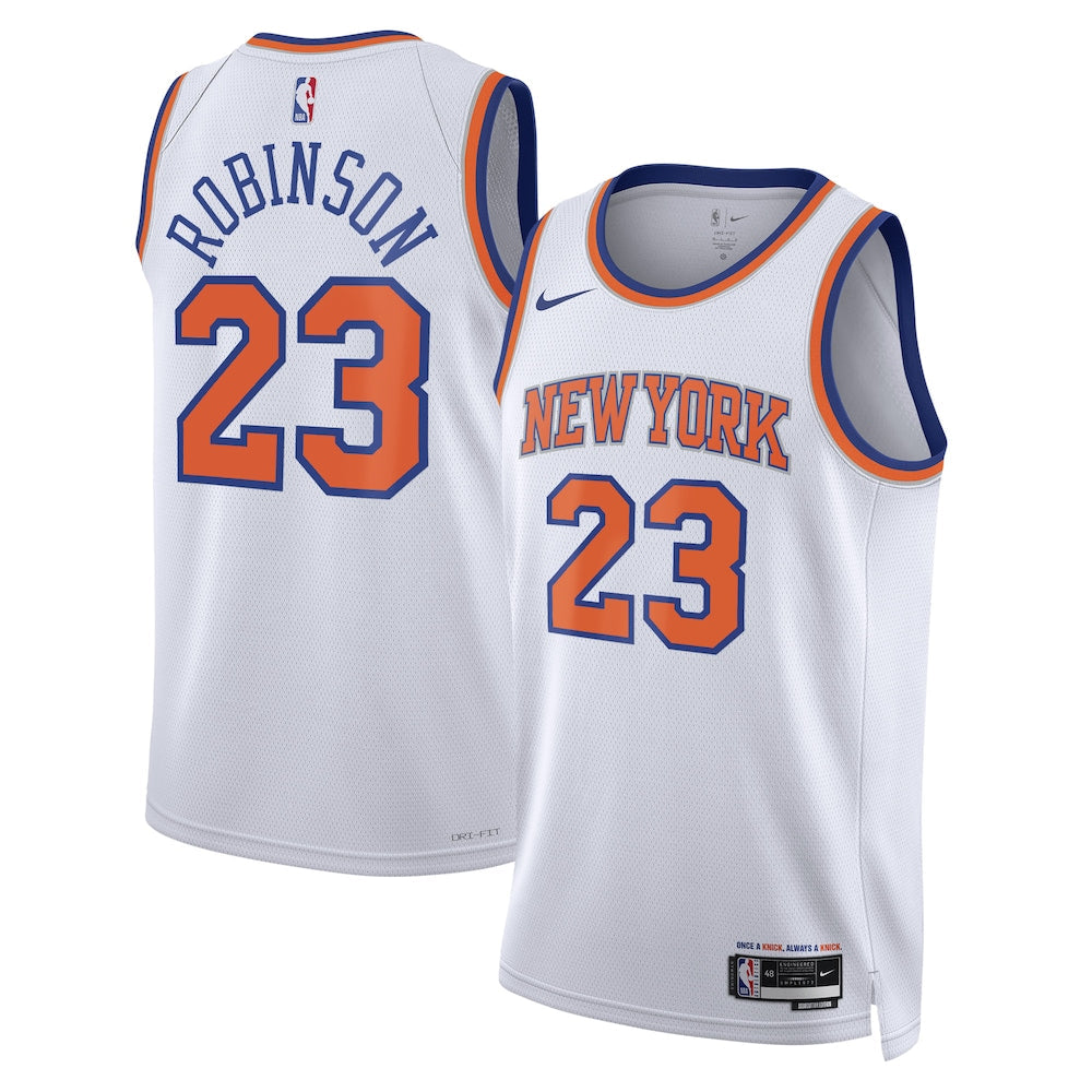 New York Knicks Association Edition Swingman Jersey White product image 1
