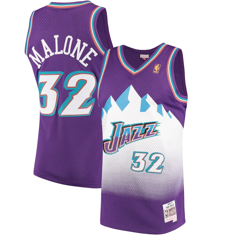 Karl Malone Purple Utah Jazz 1996 97 Hardwood Classics product image 1