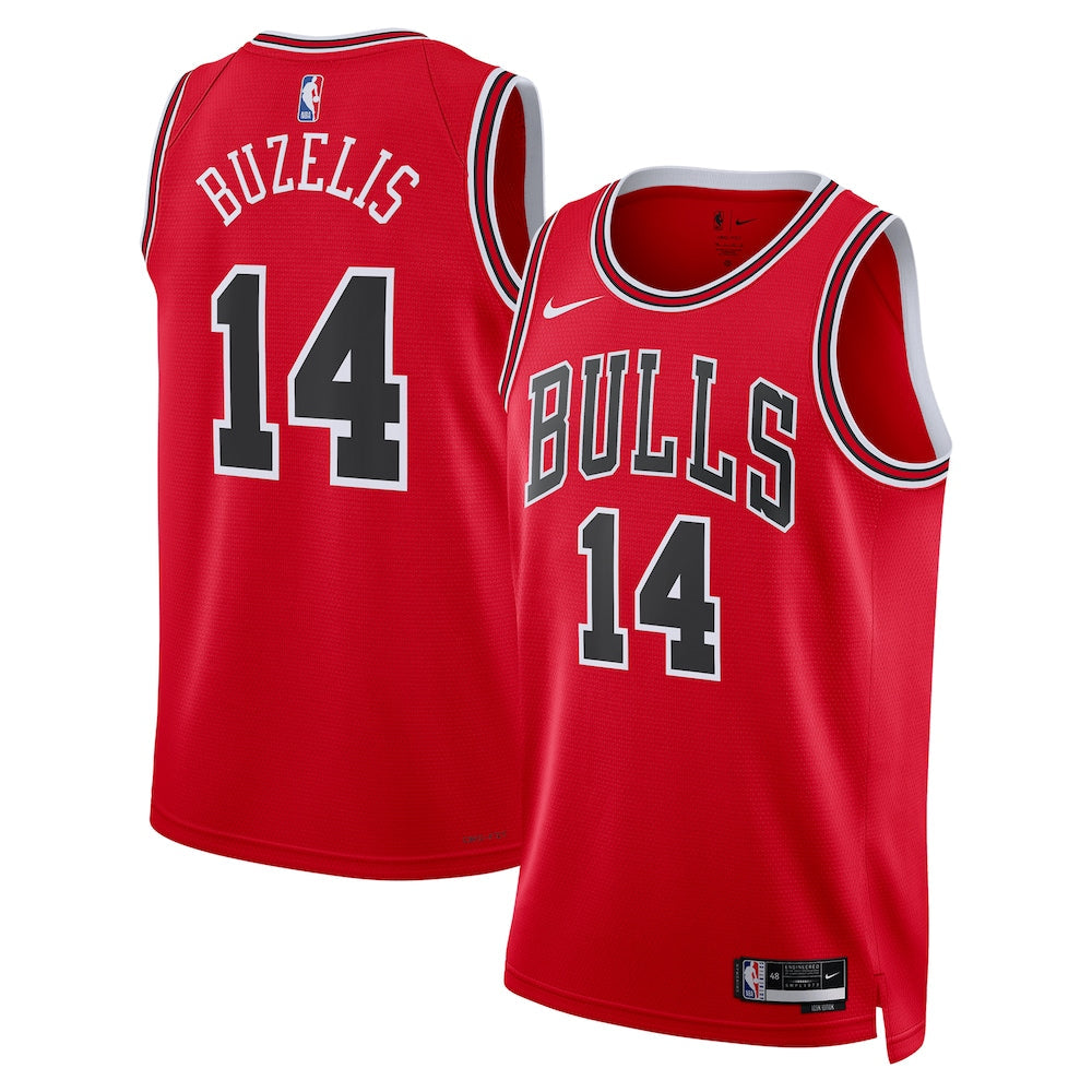 Chicago Bulls Icon Swingman Jersey Red Matas Buzelis Unisex product image 1