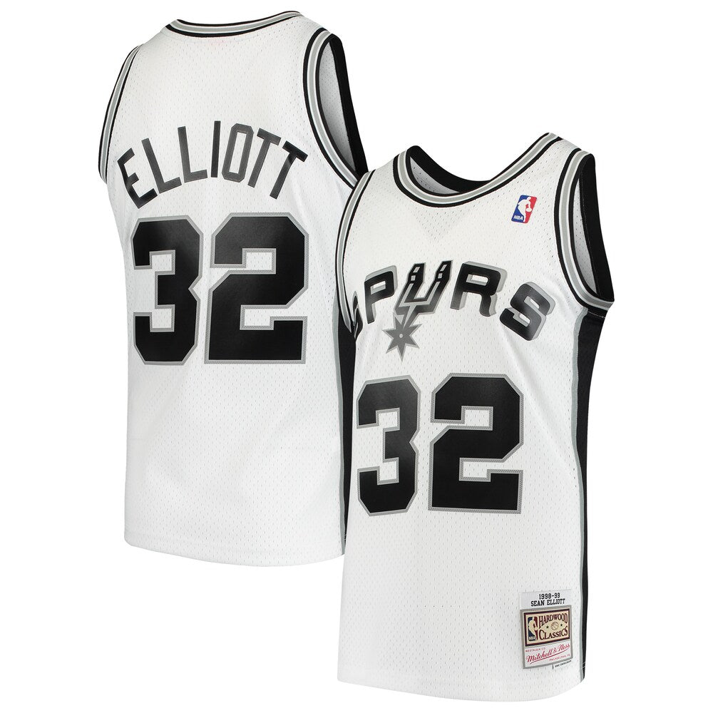 Sean Elliott White San Antonio Spurs 1998 99 Hardwood product image 1