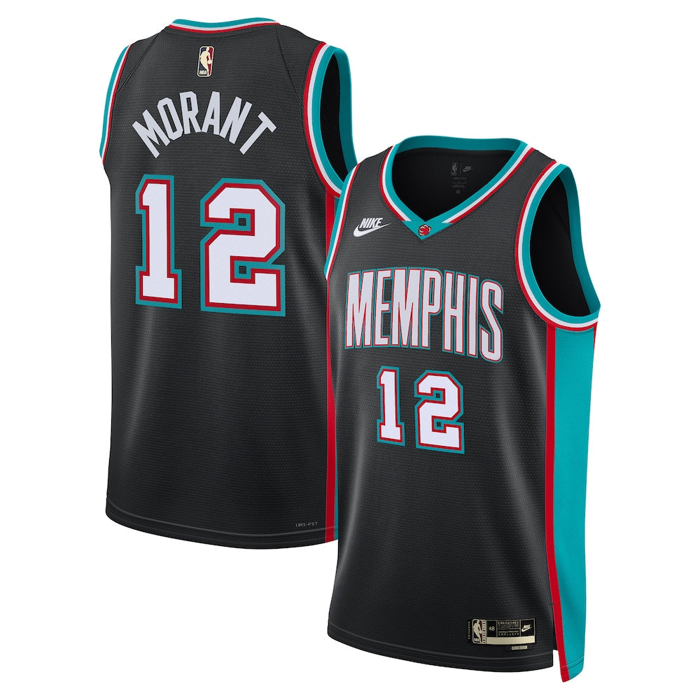 Memphis Grizzlies Classic Edition Jersey Black Ja Morant product image 1