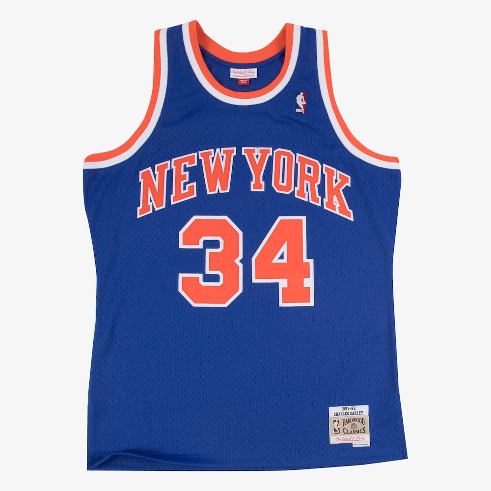 New York Knicks Swingman Jersey Road Charles Oakley 1991 92 product image 1