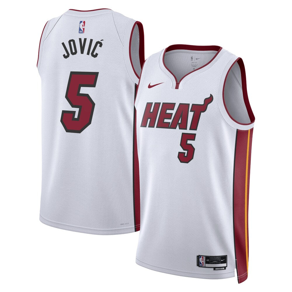 Miami Heat Association Edition Swingman Jersey White Nikola product image 1