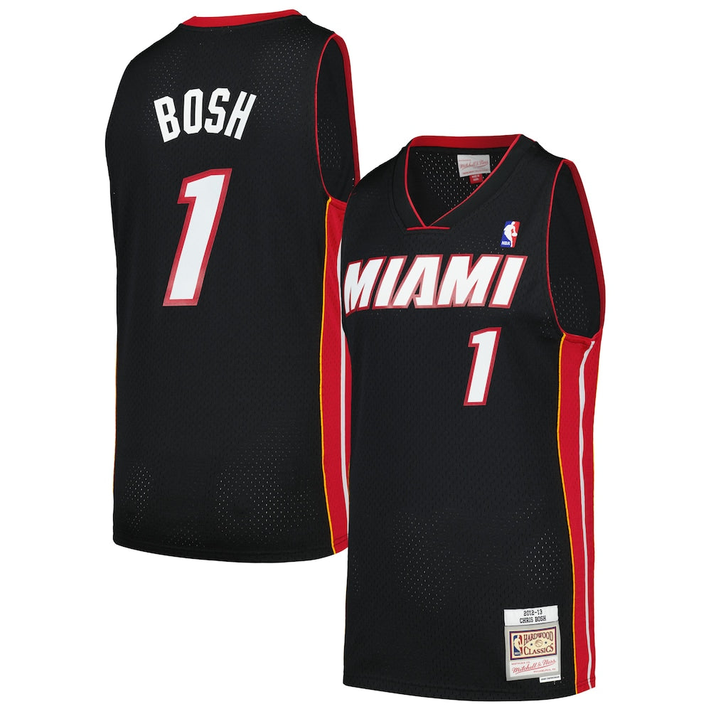 Chris Bosh Black Miami Heat 201213 Hardwood Classics product image 1