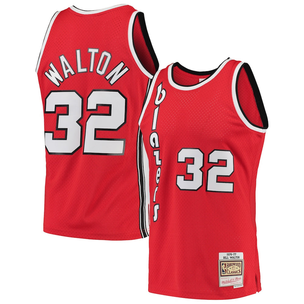 Bill Walton Red Portland Trail Blazers 1976 77 Hardwood product image 1
